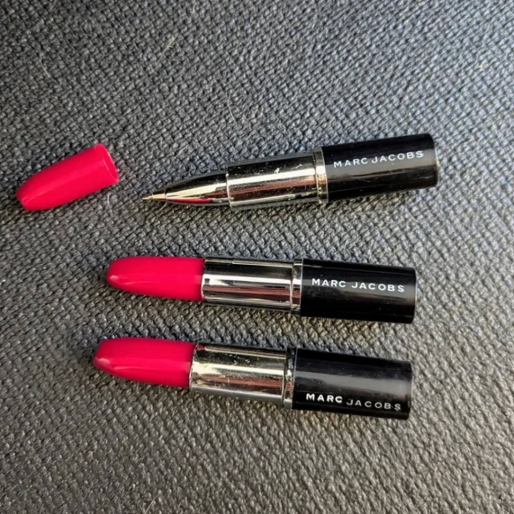 Marc Jacobs Vintage Lot of Faux Lipstick Pens in Red RARE